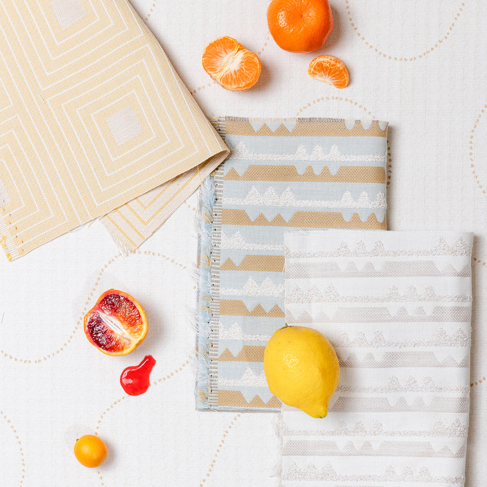 Spindle Stripe Fabric | Dune