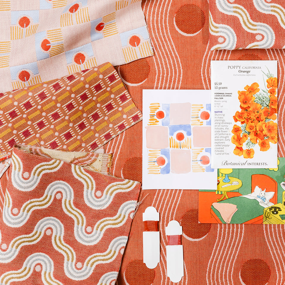 Juggle Fabric | Terra Cotta