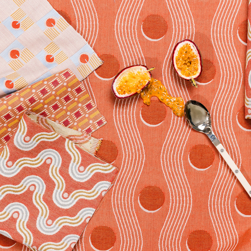 Juggle Fabric | Terra Cotta