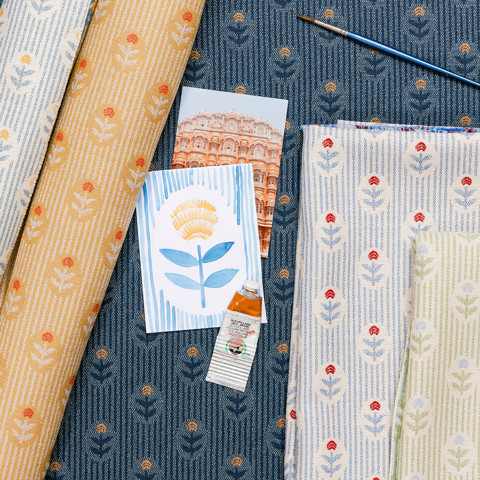 Posey Fabric | Mustard