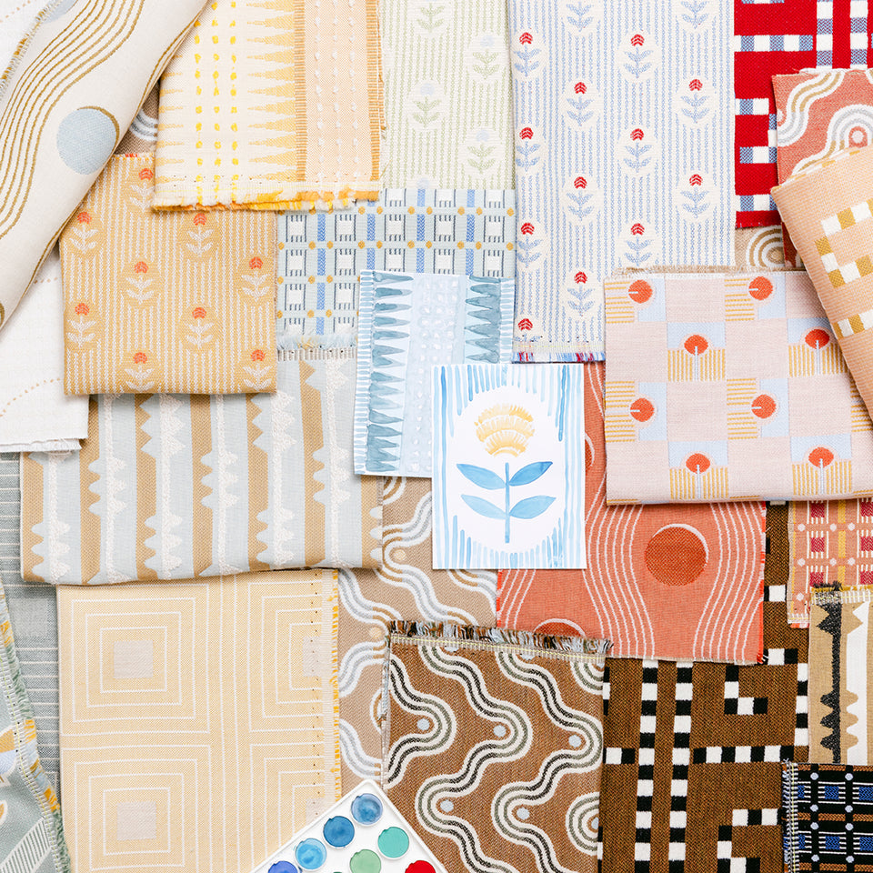 Posey Fabric | Sky