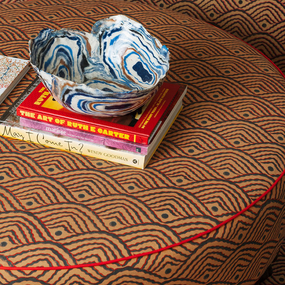 Valley Dot Fabric Swatch | Russet