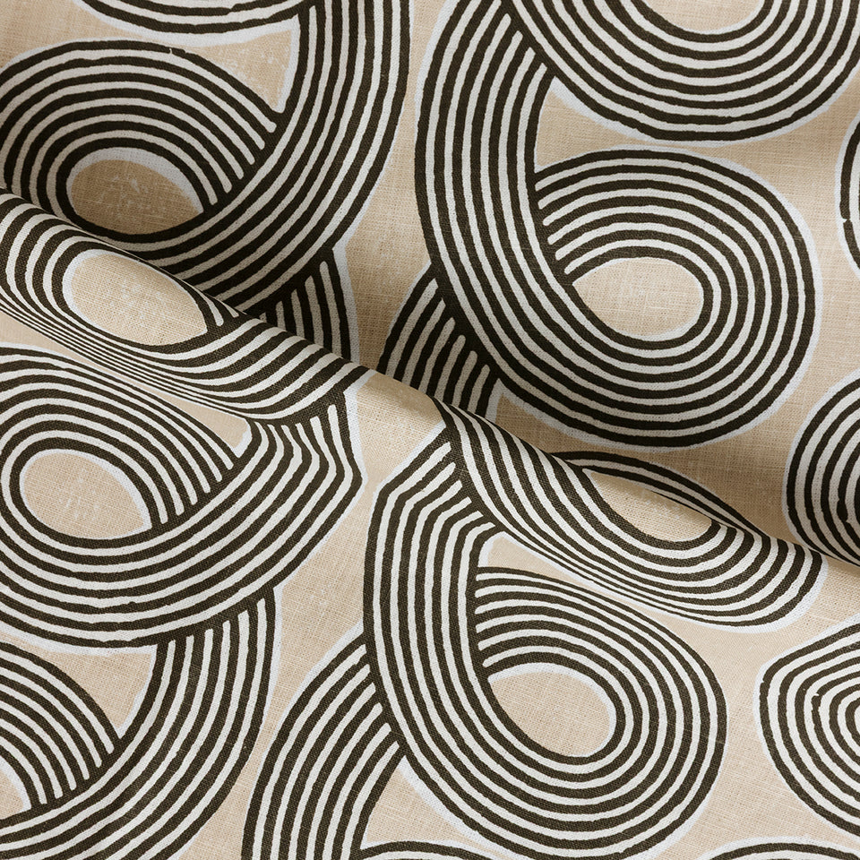 Loops Fabric Swatch | Licorice