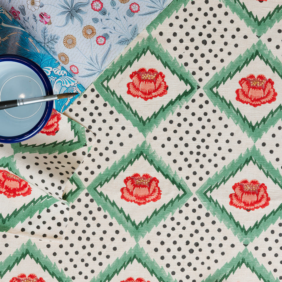 Peony Fabric | Cream