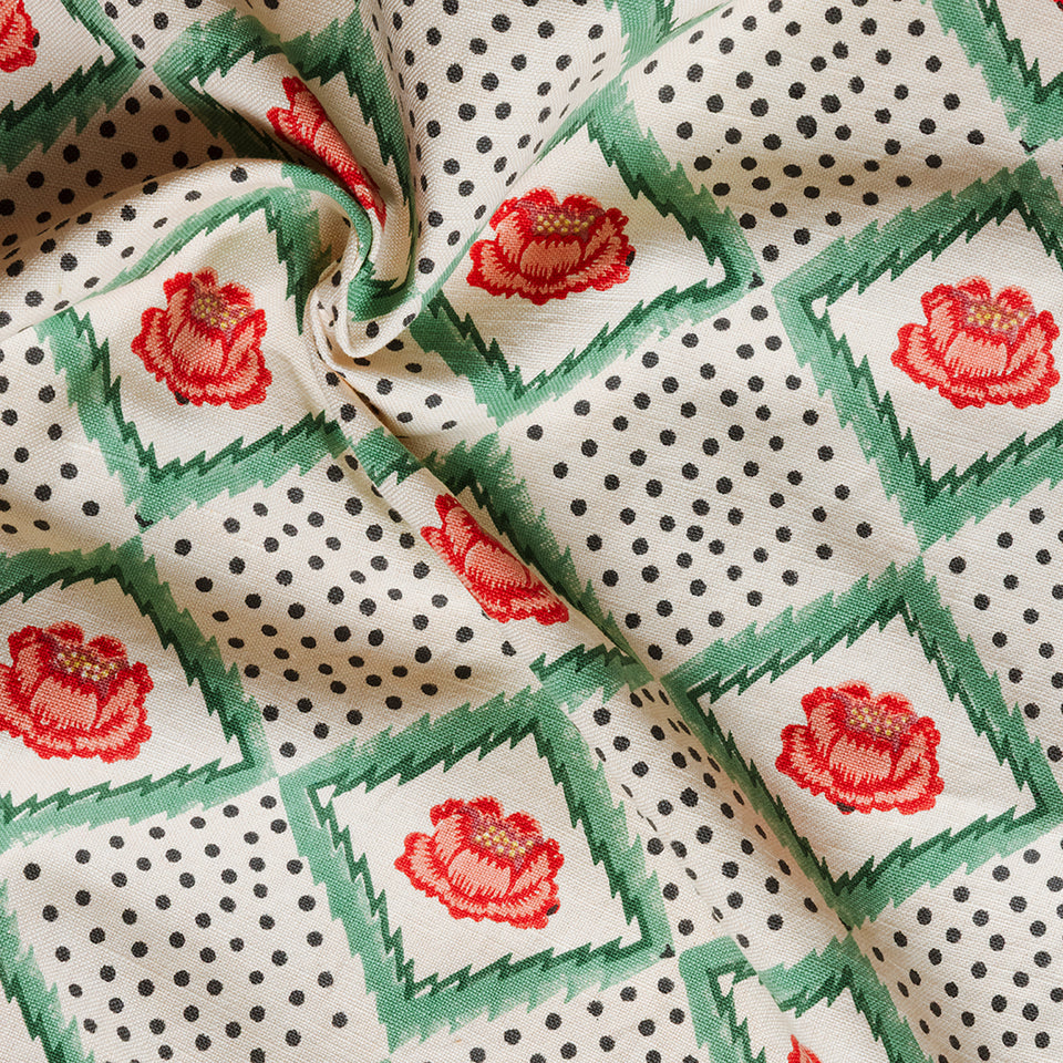 Peony Fabric | Cream