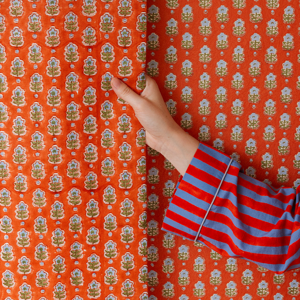 Periwinkle Fabric | Red Clay
