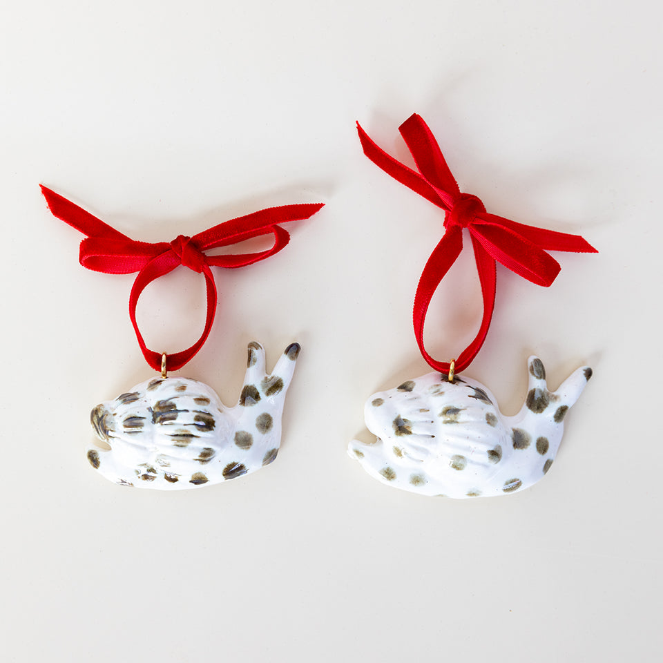 Snail Ornament Polka Dot