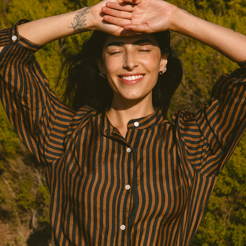 Alice Blouse | Tobacco