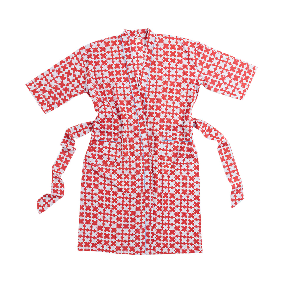 Cross-Hatch Robe