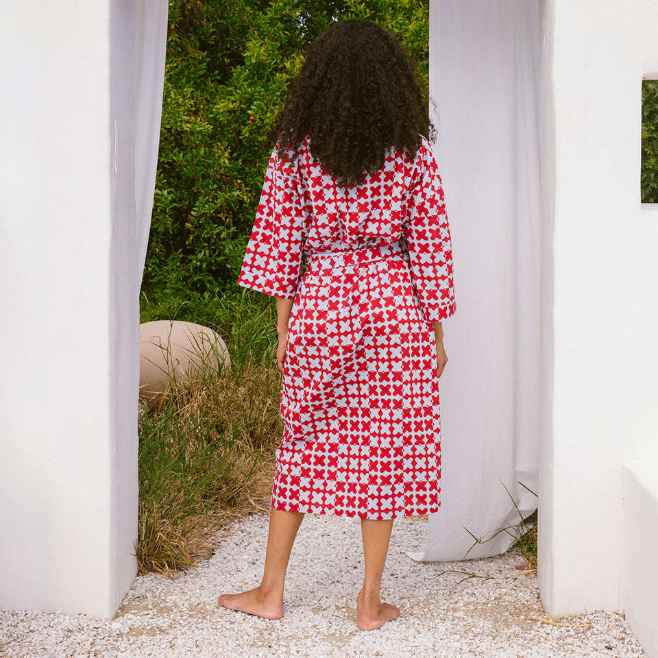 Cross-Hatch Robe