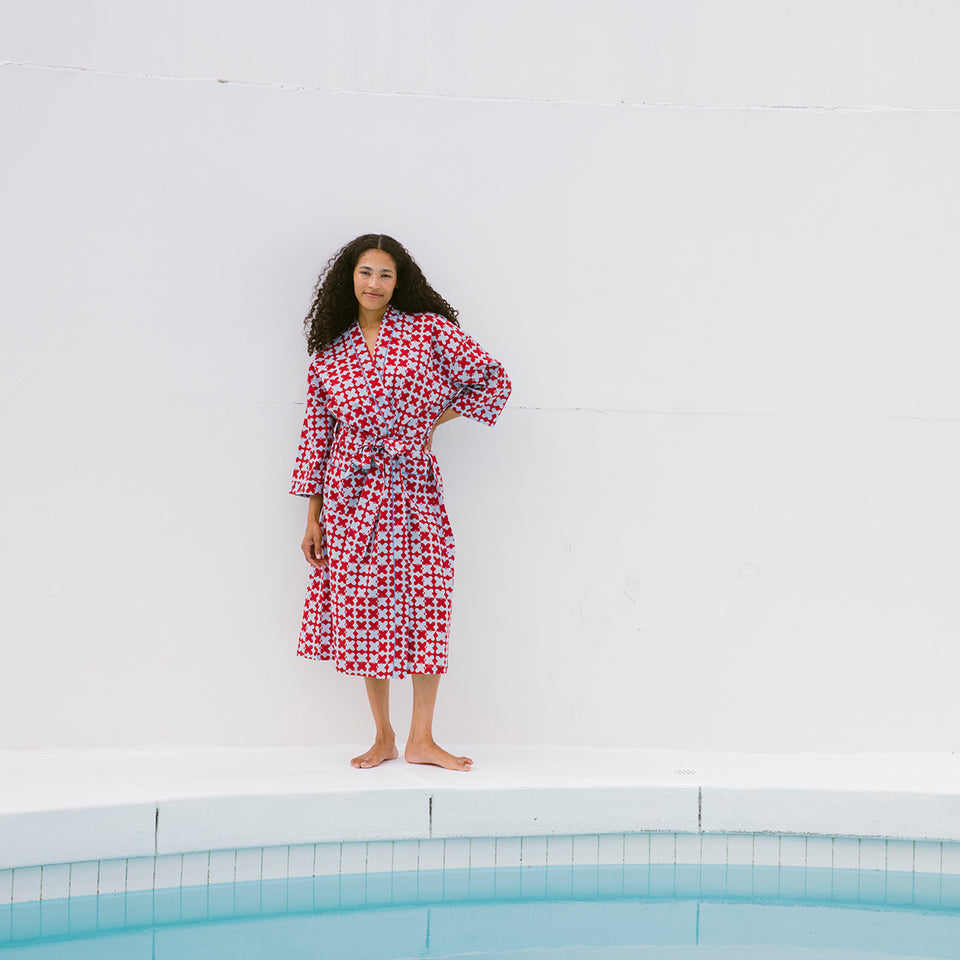 Cross-Hatch Robe