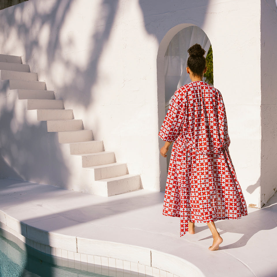 Cross-Hatch Robe