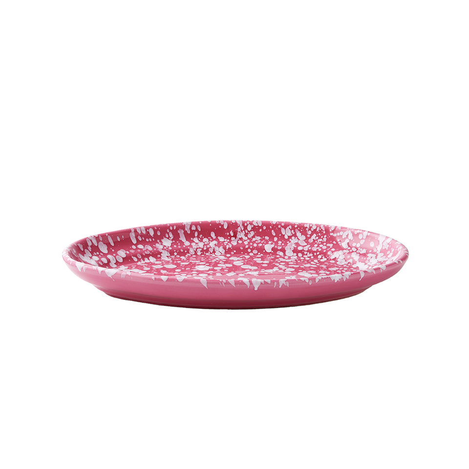 CNF Splatterware Oval Dish