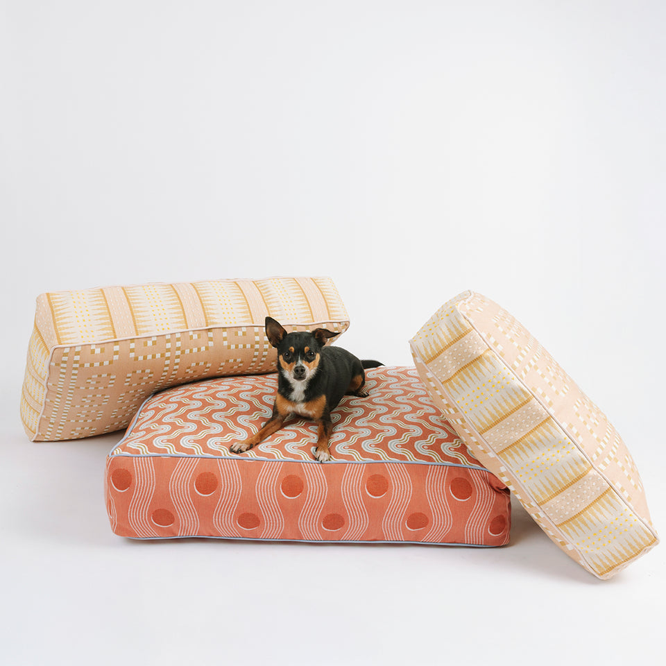 Peach Dog Bed