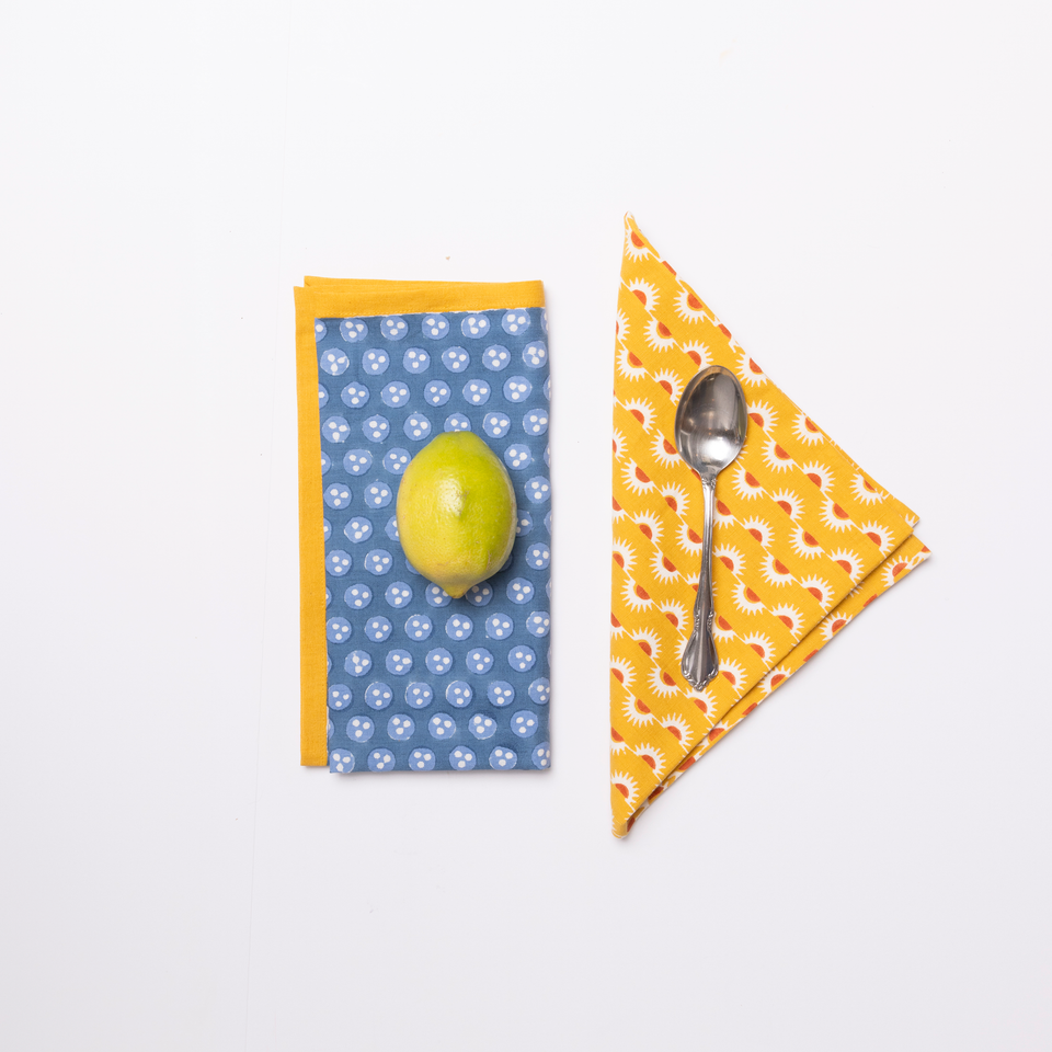 Goldenrod Suns Napkin