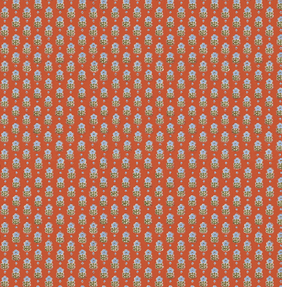 Periwinkle Wallpaper | Red Clay