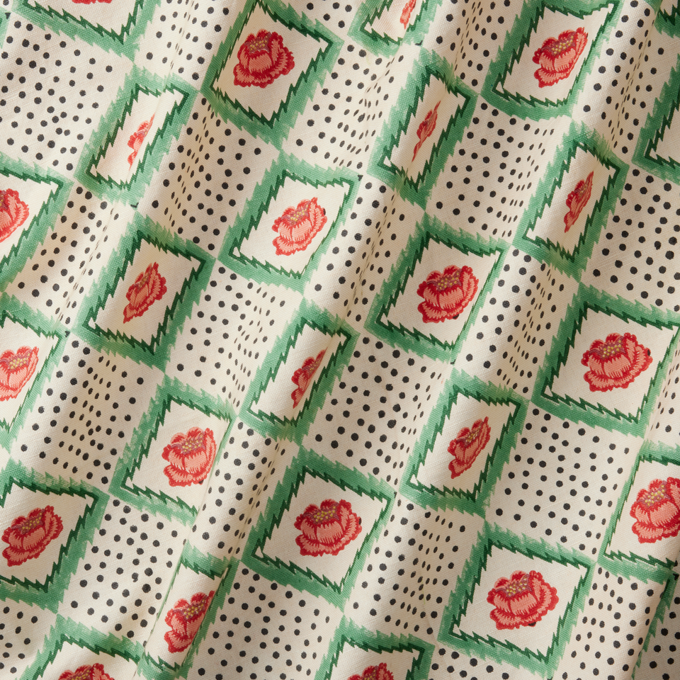 Peony Fabric | Cream