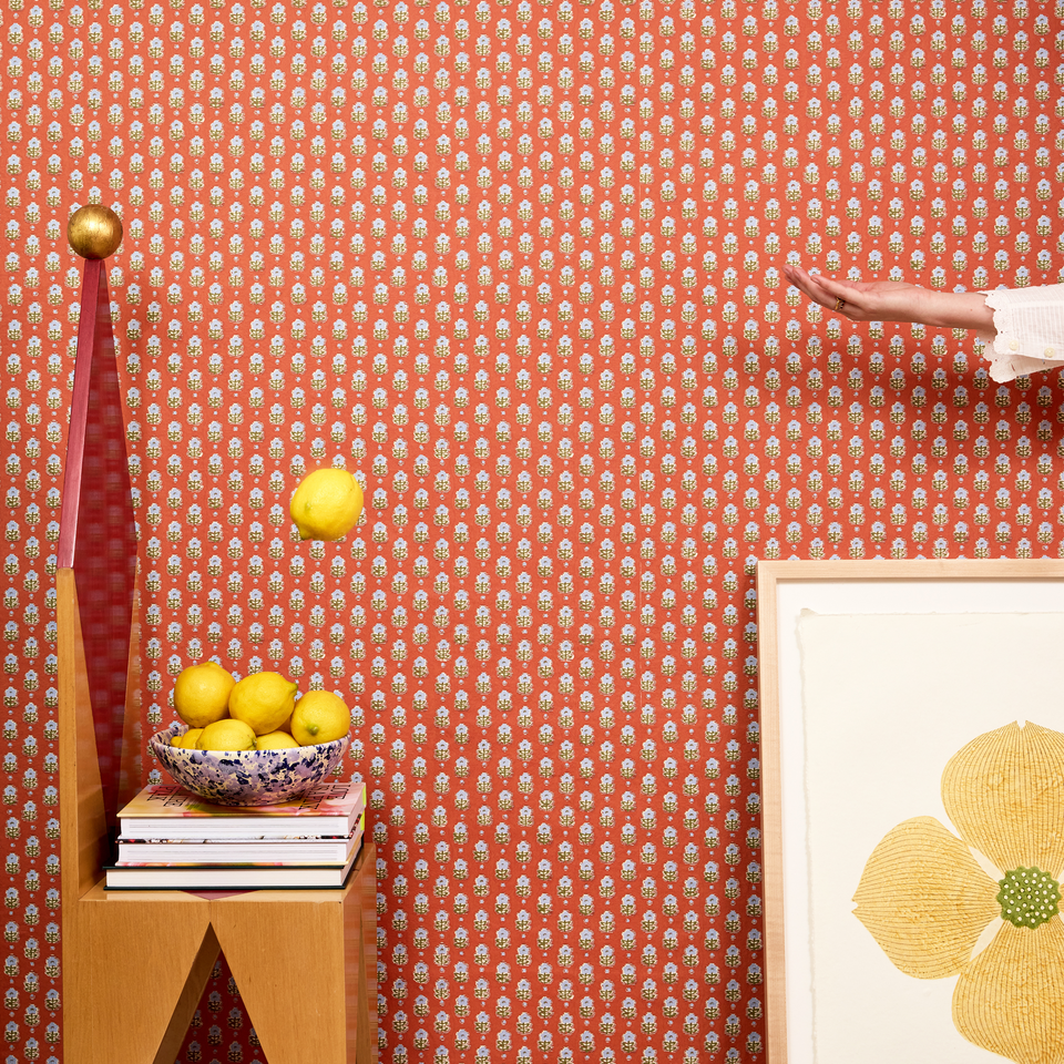 Periwinkle Wallpaper | Red Clay
