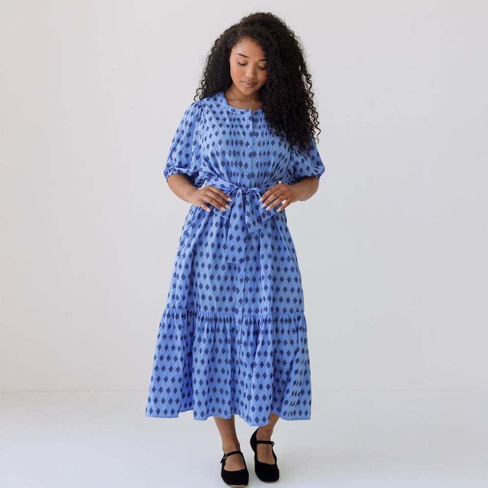 August Dress | Sapphire