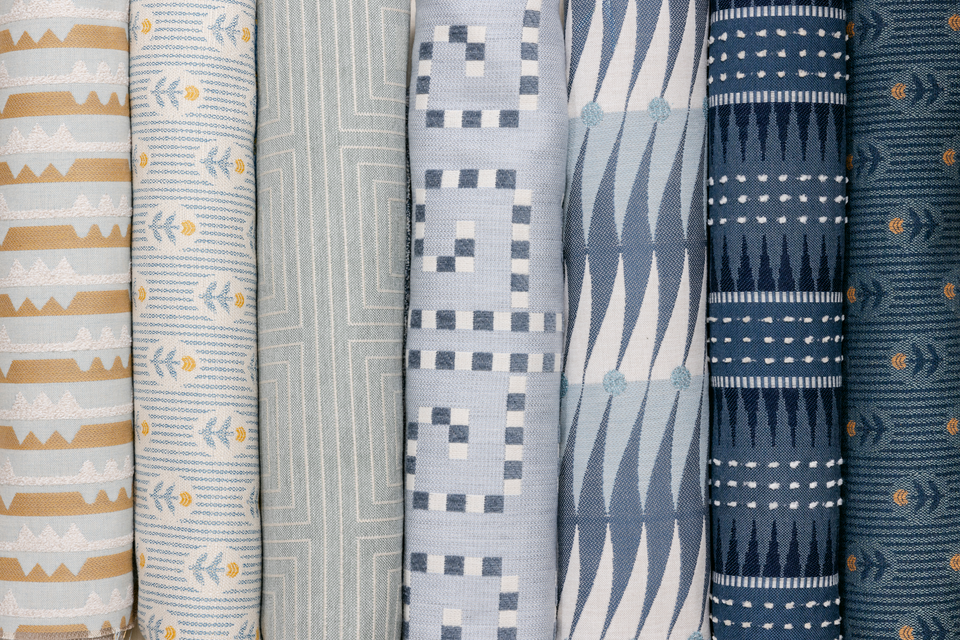 Backgammon Fabric | Slate