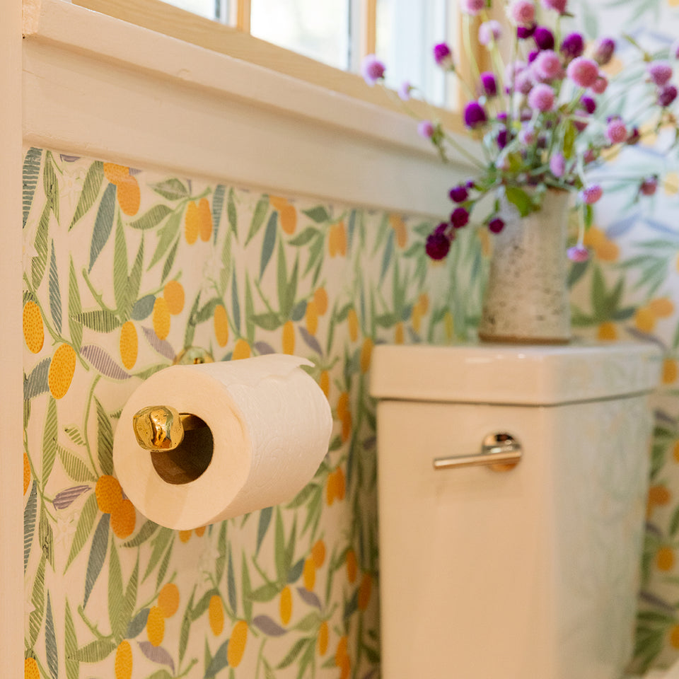 Block Toilet Paper Holder