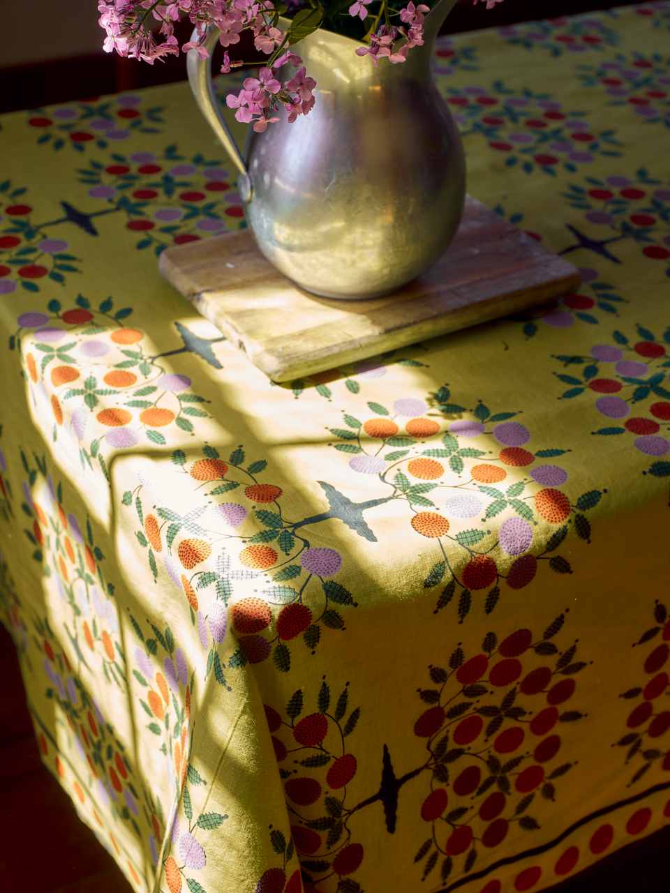 Tree of Life Tablecloth | Chartreuse