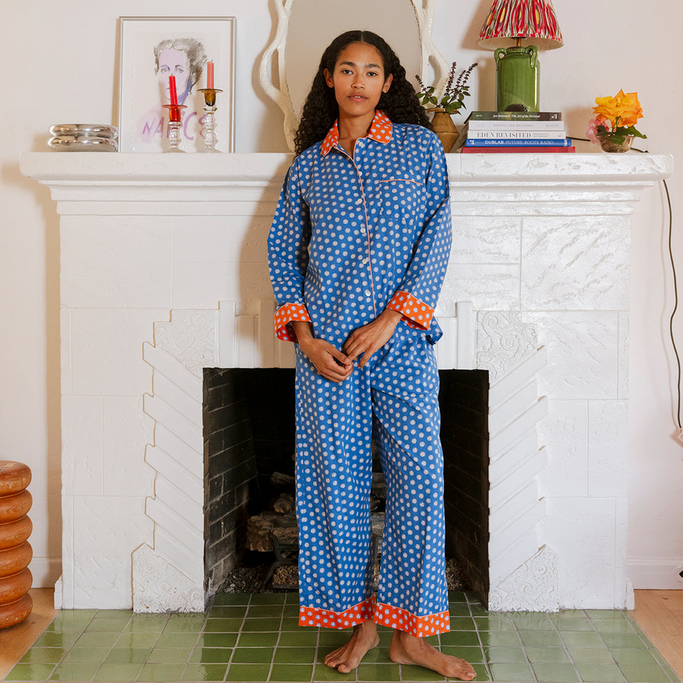 Triple Dot Pajama Set | Royal