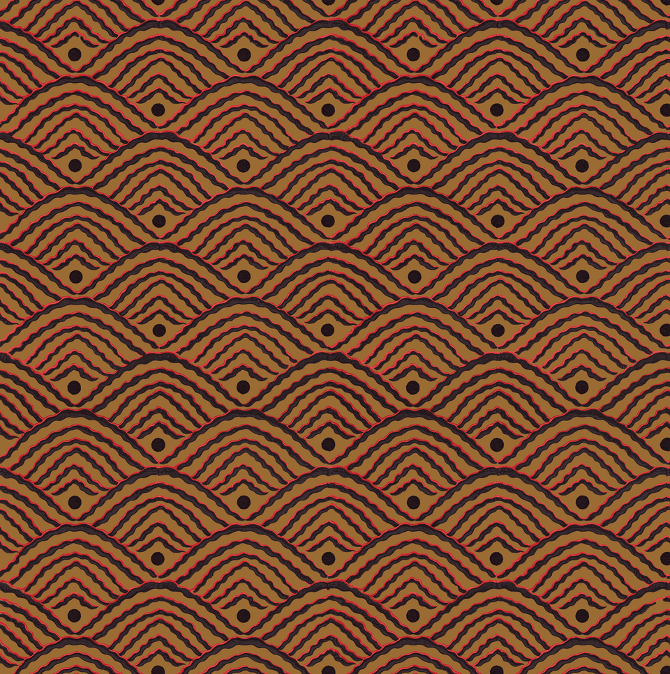 Valley Dot Wallpaper | Russet