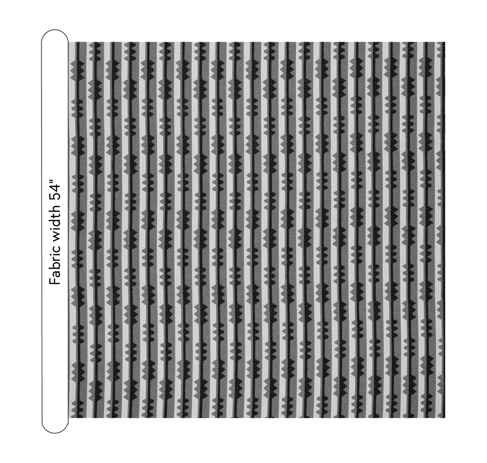 Spindle Stripe Fabric | Dune