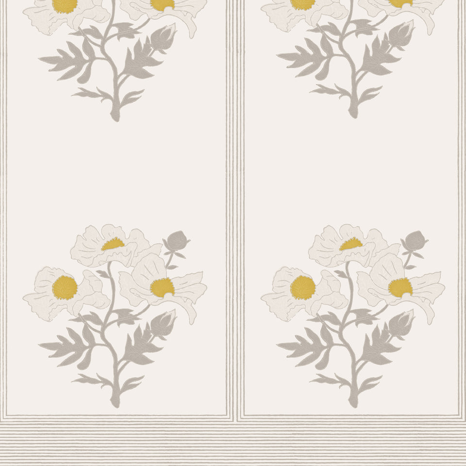 Poppies Wallpaper | Linen